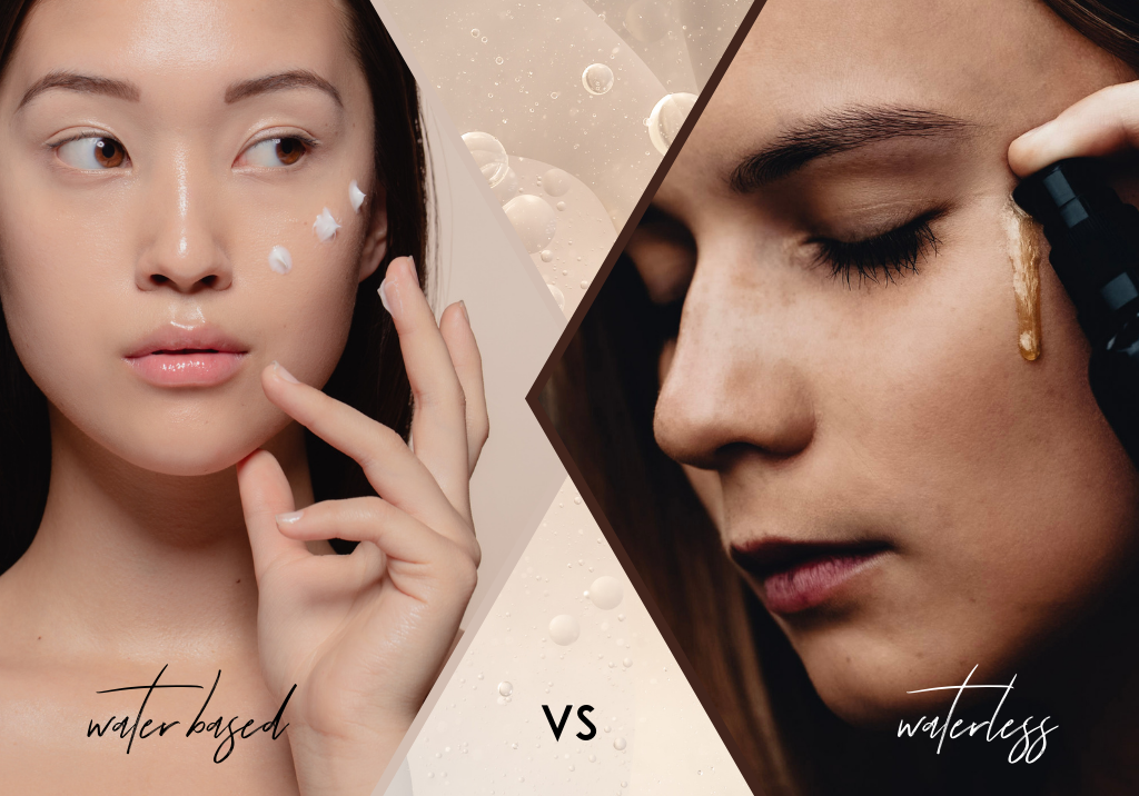 Water-based vs Waterless Skincare (aka oil-based or Anhydrous Skincare) | Oasis Black - Organic Botanical Skincare