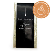 Organic & All Natural Powdered Mud Masks featuring Black Seeds – Byron Mineral Clay Face Mask – Sample Size, Font - Zero Waste, Plastic Free, Home Compostable Packaging, Vegan Friendly, Waterless Skincare, Unisex, Travel Friendly - Oasis Black – Organic Botanical Skincare Born in Morocco, Made in Byron Bay - Oily & Acne Skincare BRONZE WINNER Clean + Conscious Awards 2021