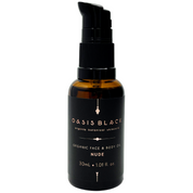 100% Organic and All Natural Face & Body Oil Featuring Black Seed Oil – NUDE – Slightly nutty neutral scent with No Essential Oils packaged in 30ml Amber Glass Bottle - Non Greasy, Multi-Purpose, Fast Absorbing, Vegan Friendly, Nutrient Dense, Eco-friendly, Sustainable, Waterless and Unisex Skincare Oils made by Oasis Black – Organic Botanical Skincare - Born in Morocco, Made in small handmade batches in the Byron Bay region